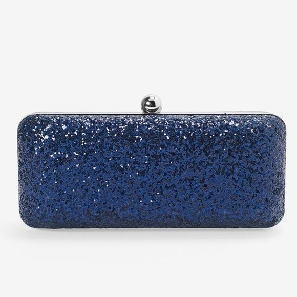 WHBM Embellished Box Clutch